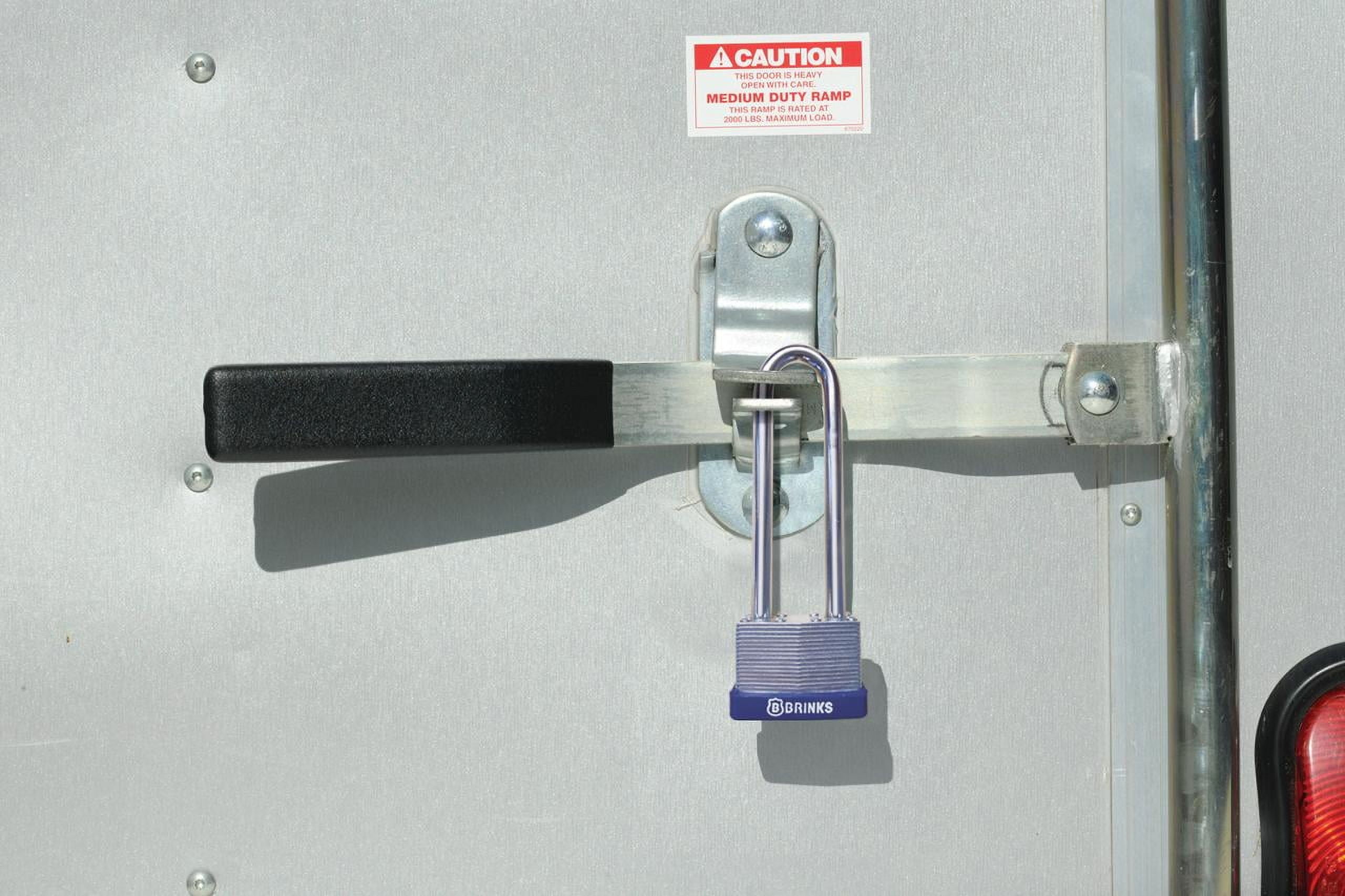Brinks Laminated Steel 44mm Keyed Padlock with 4in Shackle