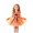 F96-Orange, variant on FYDUU Halloween Dresses for Girls Halloween Outfit Pumpkin Tulle Tutu Dress Kids Sleeveless Princess Dress Festival Holiday Party Clothes 8-9 Years