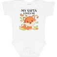 thumbnail image 3 of Inktastic My Safta Loves Me Little Fox Boys or Girls Baby Bodysuit, 3 of 5