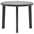 thumbnail image 1 of vidaXL Table de Jardin Anthracite 89 cm Plastique, 1 of 4