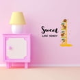thumbnail image 3 of Holiday Gift Children Sweet like Honey Cute Cartoon Wall Decal Decoration Sweet like Honey Motivational Quote Wall Decal Lasts Years and Easily Removable - Size: 12 in x 11 in, 3 of 3