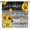 Vintage Sunflower-2, variant on Summer Sunflower Curtains, Spring Green Leaves Branches Botanical Rustic Farmhouse Country Yellow Flower Print Blackout Window Drapes for Kitchen Bedroom, 84" W X 84" L