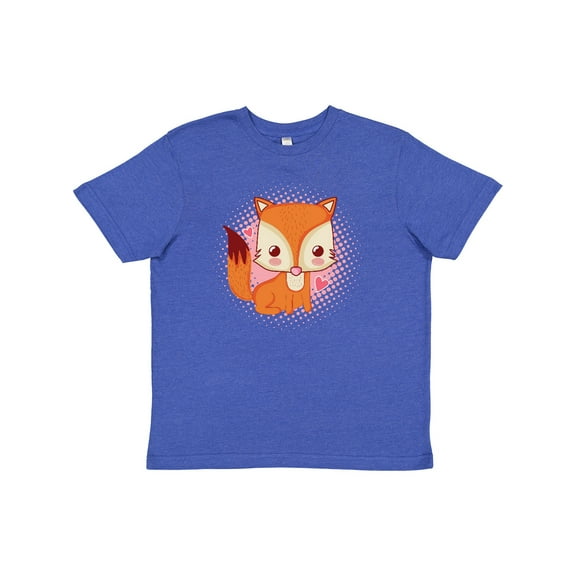 Inktastic Fox Girl Cute Woodland Animal Youth T-Shirt