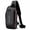 Black Golden, variant on Fashion Anti-Theft Sling Bag for Men, Lightweight Waterproof Crossbody Chest Pack for Travel, Hiking & Daily Use