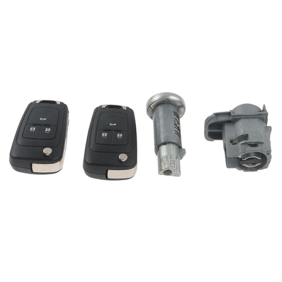 Ignition & Door Lock Cylinder Set with 2 Remotes for 2010-2016 Chevrolet Cruze