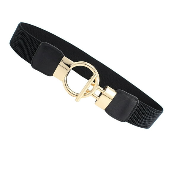 Belts PU Leather Girdle Decorative Waist Belt Cinch Belt Rhinestone Belt Round Buckle Belt Women Waist Belt Miss