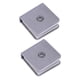 thumbnail image 3 of Mirror Clip Stainless Steel Clamp for Fixing 2Pcs Silver Bathroom Glass, 3 of 5