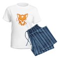 thumbnail image 5 of CafePress - Happy Fox Women's Light Pajamas - Women's Short Sleeve Print T-Shirt and Pants Light Cotton Pajama Set, 5 of 7