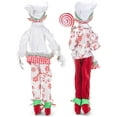 thumbnail image 3 of Raz Imports Kringle Candy Co. 16" Posable Elf, Assortment of 2, White/Red, 3 of 4