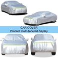 thumbnail image 2 of Car Cover Compatible with Volkswagen VW Arteon Atlas Beetle Bora Outdoor car Cover 100% Waterproof Windproof dust-Proof Anti-Snow All-Weather Protection (Color : Silver, Size : Beetle), 2 of 7