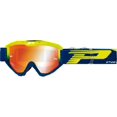 thumbnail image 1 of Pro Grip 3450 Riot MX Offroad Goggles w/Mirror Lens Navy/Fluo Yellow, 1 of 1