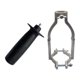 thumbnail image 1 of Adaptador de broca para orificios cuadrados, abrazadera ajustable de 1,38-2,17 pulgadas, con mango de acero para taladro de mesa, 1 of 9