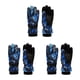 thumbnail image 5 of Qarigey Guantes para niños Manoplas Moda Snowboard Motocicleta Estampado floral Guante antideslizante a prueba de viento para deportes de Type4 NO4, 5 of 6