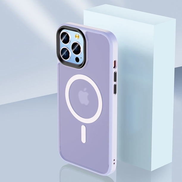 Funda de carga inalámbrica magnética para iPhone, cubierta resistente a prueba de golpes, mate, translúcida, Original, para iPhone 14, 13, 12, 11 Pro Max, 14 PlusFor iPhone 14 Pro Gao Jinjia LED