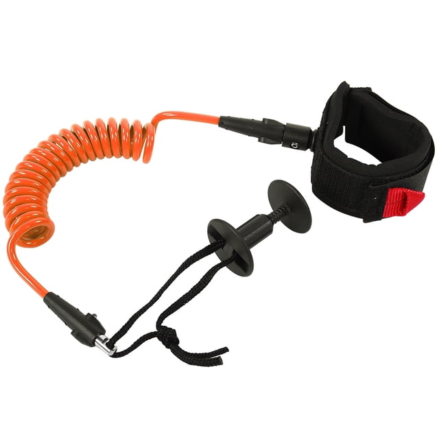 Correa de muñeca enrollable para bodyboard, accesorios de surf, 5,5 mm/1,5 m, color naranja