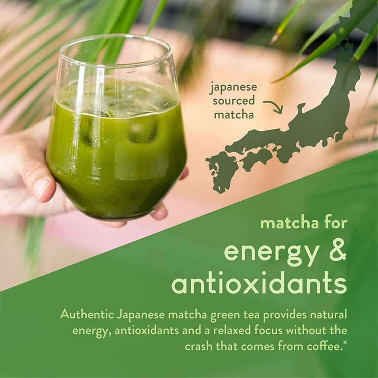 360 Nutrition Matcha Hydrolyzed Collagen Peptides Powder, Japanese Matcha  Green Tea for Gut Health, Joint Support, Energy, Hair Skin & Nails, Gluten