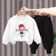 thumbnail image 6 of UAYOTSE Baby Girl Sweatshirt Long Pants Set 2Pcs Fall Outfits Toddler Baby Girl Clothes Toddler Outfit Cute Sweatshirt Tops + Pants,Sizes 5-6 Years, 6 of 8