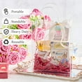 thumbnail image 4 of Clear Plastic Gift Bags with Handles, Reusable Party Favor Bags with Ribbon Transparent Gift Wrap Bags Bulk for Weddings Birthdays, 4 of 10