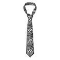 thumbnail image 1 of XMXY Alphabet D Mens Necktie Ties , Calligraphy Text Font Formal Bussiness Wedding Party Printed Tie, 1 of 9