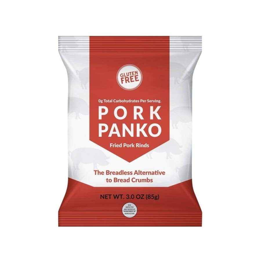 Pork Panko Pork Rind Breadcrumbs (Unseasoned) Size 3oz, Pack 6Pack