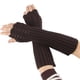 thumbnail image 1 of Mitten sin dedos elegante brazos de invierno de invierno ropa accesorio de miofín de dedo mantequilla mitts de mujeres tejidas para café al aire libre 1 par Inevent AP009401-05, 1 of 6