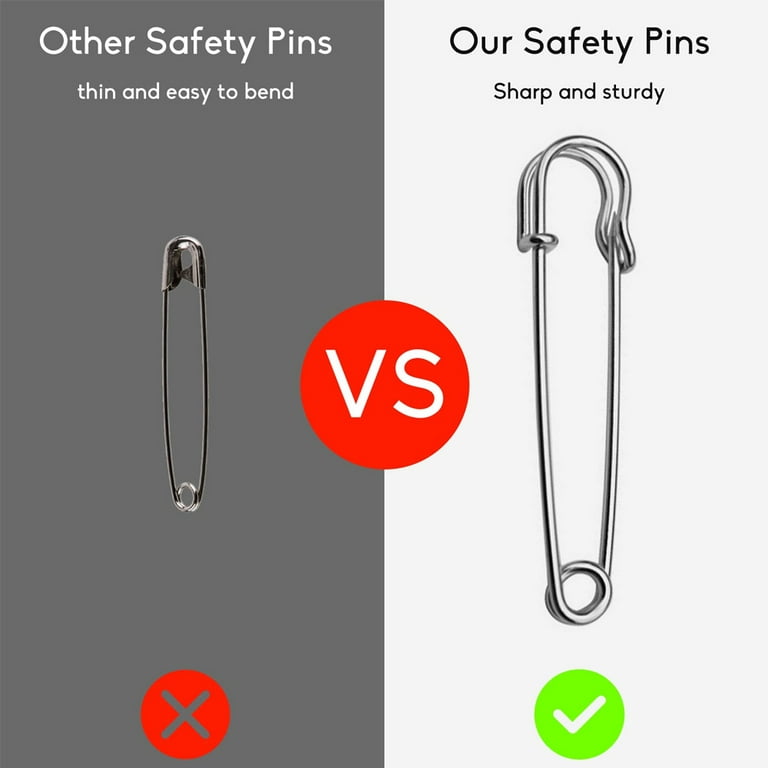 Safety Pins DIY Decorative Safety Pins Small Brooch Set Sharp-Edge