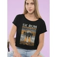 thumbnail image 3 of 5K Run Women's Motivational Tee Crop Tee Women's, 3 of 4