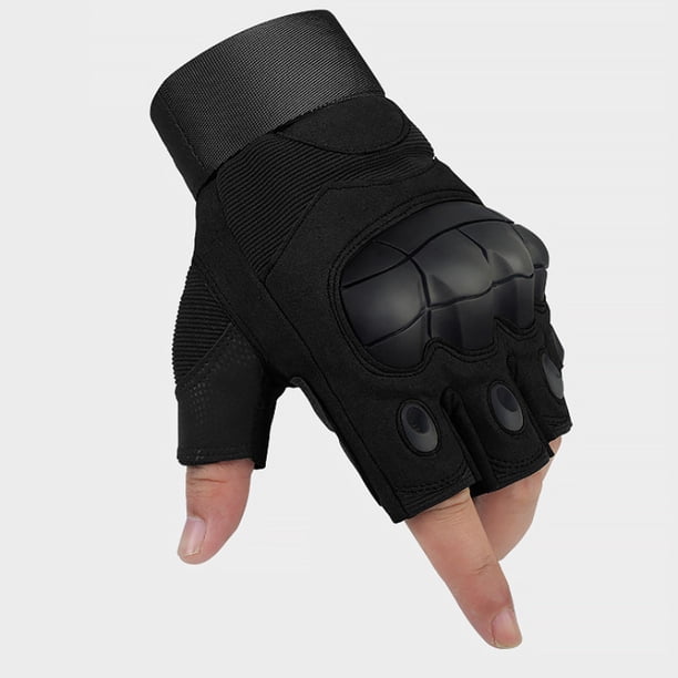 Guantes tácticos de medio dedo para aficionados militares, de fuerzas especiales, para entrenamiento, fitness, antideslizantes, para ciclismo, deportes, transpirables, resistentes al desgaste