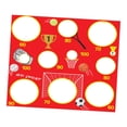 thumbnail image 2 of HILABEE Filet de Lancer de Sac de Sable Équipement de Sport Lancer de Ballon Rouge, 2 of 9