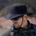thumbnail image 5 of Boonie Hat, Sun Hat, 2 in 1 Muti-Functional Protection Hat Suit for Outdoor Activities, High-Performance Hat is A Must-have for Summer for Men and Women, Black, 5 of 7