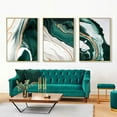 thumbnail image 3 of Bobasndm Green Canvas Art Paintings For Living Room Modern Abstract Golden Lines Posters And Prints Wall Poster Home Decor, 3 of 8