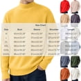 thumbnail image 3 of Babcutegg Big and Tall Mens Mock Neck Sweater Ribbed Knit Long Sleeve Soft Comfy Fall Winter Casual Pullover Sweaters Size 2XL, 3 of 6