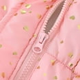 thumbnail image 6 of newwalpole Girls' Winter Warm Coat Fleece Lined Long Jacket With Detachable Fuzzy Hood Rose Gold for Size 4-5 Years, 6 of 9