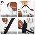 thumbnail image 6 of Football and Basketball White Pattern Teens Toddler Nap Mat with Pillow, Sleeping Mat Bag for Preschool Daycare 59"x22", 6 of 6