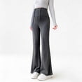 thumbnail image 2 of Purcolt Flare Leggings for Maternity Womens Comfortable Hight Waist Over The Belly Palazzo Pants Summer Casual Pregnancy Pants, 2 of 6