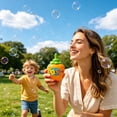 thumbnail image 5 of Fuebueo No Spill Bubble Bottle Pumpkin Bubble Blower Toys for Backyard Lawn Outdoor Activity, Anti Spill Bubble Solution Dispenser, Party Favor for Teens Adults, 4.72 Inch, Yellow, 5 of 9