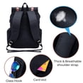 thumbnail image 3 of Mochila Modoker Vintage Canvas para Hombre y Mujer Negra 35L, 3 of 6
