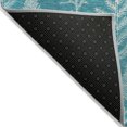thumbnail image 5 of Addison Rugs Chantille Indoor/Outdoor Transitional Holiday Teal Machine Washable Runner Rug, 2'3" x 7'6", 5 of 7