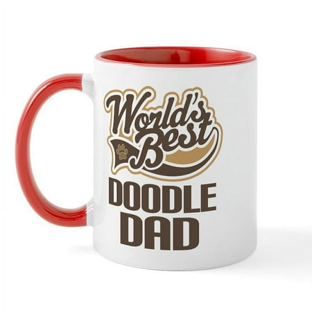 

CafePress - Doodle Dad Mug - 11 oz Ceramic Mug - Novelty Coffee Tea Cup