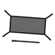 thumbnail image 2 of Red de seguridad para sillas de niños,Red de seguridad para torres de niños pequeños,poliéster negro,Red de seguridad para ayudantes de cocina,Taburete de paso con barrera de malla,malla, 2 of 8