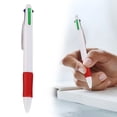 thumbnail image 3 of 4 Color in 1 Ballpoint Pen (0.7Mm), Multicolor Retractable Pen for Note Taking and Journaling, Assorted inks Smooth Writing Pen for Schol Office Supplies , 4 Pcs, 3 of 9
