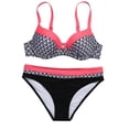 thumbnail image 4 of Womens Padded Push-up Bra Bikini Set Swimsuit Bathing Suit Swimwear Beachwear, 4 of 6