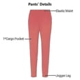 thumbnail image 4 of Pantalón deportivo elástico de manga corta para mujer, uniforme médico de enfermera o estudiante., 4 of 4