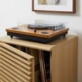 thumbnail image 7 of Modway Render Wood & Vinyl Record Display Stand with Hinged Door in Oak, 7 of 7