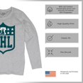 thumbnail image 6 of Philadelphia Shield Women's Long Sleeve T-shirt Birds Football Fan Bleed Green Philly, 6 of 7
