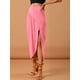 thumbnail image 2 of Falda larga Allegra K con pliegues y abertura lateral Rosa S, 2 of 7