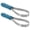 Blue, variant on LOLIPPYY Stainless Steel Double-Sided Horse Tool with Handle, Serrated Shedding Blade, Dematting Brush, Hair Removal Scraper
