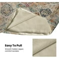 thumbnail image 4 of Boho Pillow Covers 18x18 Set of 2 Bohemian Chic Floral Medallion Trellis Decorative Throw Pillow Outdoor Linen Square Colorful Carpet Ethnic Pattern Cushion Cover Decor for Home Couch Sofa, 4 of 5