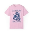 thumbnail image 2 of Unisex Less Working More Reading Funny Raccoon Comfort Colors Shirt, 2 of 8