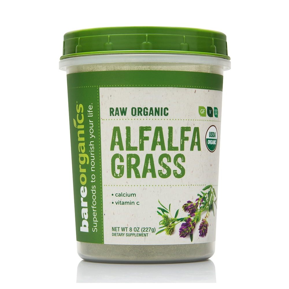 Alfalfa Grass Powder (Raw Organic)
